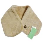 【防寒】【マフラー】オーガニックコットン襟マフ:ブラウン