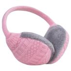 [ защищающий от холода ][ наушники ] вязаный наушники : розовый 
