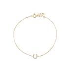 ショッピングダイヤモンド ダイヤモンド ブレスレット ホースシュー /b0604da