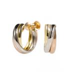 ショッピングコンビ コンビ・スリーカラー フープイヤリング medium /a0561mteg