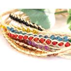 Yahoo! Yahoo!ショッピング(ヤフー ショッピング)【超激安！限定SALE】話題のアイテム★プレゼント・福袋・ハッピーバッグ・ノベルティに★アクセサリー/ラフィアミサンガブレスレットト（bangle）/アソート/お得