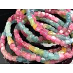 アフガニスタン産★天然石ブレスレット/アフガンキャンディトルマリン(Tourmaline/電気石)/約4×5mm/1本【天然石/パワーストーン】【アメリカツーソン・香港展示