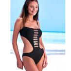  импортированный автомобиль купальный костюм JOLIDON F2417 моно kini купальный костюм ( купальный костюм One-piece ) чёрный 