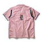 Fuct (ファクト) ボーリングシャツ MOUSE BOWLING SHIRT PINK