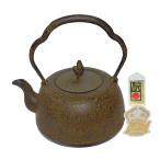 岩鋳 鉄瓶 23型南部肌(松つまみ) 1.9L 伝統工芸士4代目清末作