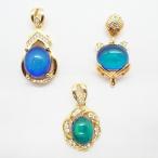  Stone рама [155. температура . цвет . меняется! подвеска с цепью ]1 шт очарование m-do кольцо изменение цвета ручная работа DIY доставка внутри страны 