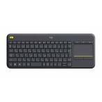 ロジクール K400Plus ワイヤレス タッチ キーボード ブラック|K400PBK