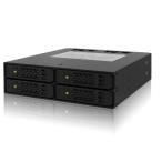 Cremax ICYDOCK 4 x 2.5 дюймовый SATA&SAS HDD/SSD установка для модуль кейс 5 дюймовый Bay размер соответствует (MB994SP-4S)