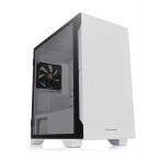 【アウトレット特価・新品】Thermaltake S100 TG Snow Edition ミニタワー型PCケース ホワイト|CA-1Q9-00S6WN-00