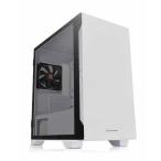 【アウトレット特価・新品】Thermaltake S100 TG Snow Edition ミニタワー型PCケース ホワイト｜CA-1Q9-00S6WN-00