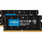 ショッピング32gb Micron(Crucial) 64GB(2x32GB) DDR5-5600 (PC5-44800) CL46 SODIMM (16Gbit)｜CT2K32G56C46S5