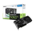 PNY GeFORCE RTX 5060 Ti 16GB Overclocked Dualfan グラフィックスボード|VCG5060T16DFXPB1-O
