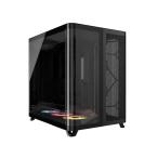 ショッピング特価 【アウトレット特価・新品】Corsair AIR 5400 RS-R ARGB Tempered Glass ミドルタワー型PCケース ブラック｜CC-9011318-WW