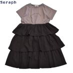 ショッピングセラフ セラフ SERAPH ティアードドッキングワンピース 217066