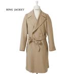 RING JACKET カシミヤ・ヴィキューナ4Bダブルラグランコート【ベージュ/無地】 RJCO-22 PIACENZA / COCOON ROYAL CASHMERE&VICUNA