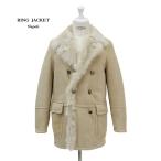 RING JACKET Napoli кольцо ja Kett na поли мутон бушлат [ бежевый / одноцветный ]