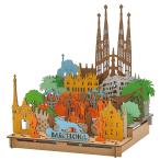 PUSUPUSU Barcelona New бумажное моделирование день рождения подарок ребенок игрушка мужчина девочка ученик начальной школы конструктор ребенок дешевый начальная школа 