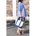 ショッピングARMEN ARMEN/アーメン　 2WAY INSIDE DOUBLE POCKET COMBI SMALL TOTE BAG　・　PNAM1471CB　［送料無料］