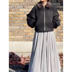 mizuiro-ind./ミズイロインド　　ボアカラーショートジャケット　・　 4-270037　［送料無料］