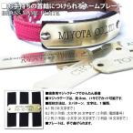 サクラ犬具製作所 持っている首輪にかんたん装着 セミオーダー迷子札 真鍮無垢プレート(直付け型)