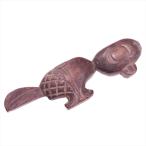  старый дерево резьба по дереву птица. скульптура 