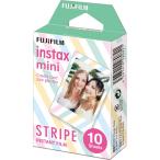 富士フイルム FUJIFILM INSTAX MINI STRIPE WW 1 [チェキ絵柄フィルム ストライプ]