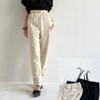 ゼログポンチ＿ゴム＆紐テイパードパンツ