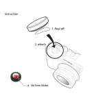 GARIZ soft разблокировка кнопка ( установка модель ) 12mm красный XA-SBA6