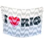 kopa покрытие na плитка рисунок I LOVE RIO[ Brazil Kanga ]RIODE JANEIRO парео 