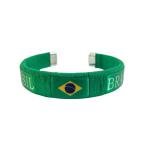 BRASILmi солнечный ga способ браслет Brazil национальный флаг зеленый 