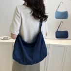 デニム生地ショルダーバッグ