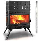  sauna плита дровяная печь Stone корзина sauna low ryu 2 следующий горение жаростойкий стекло уличный BBQ перевозка дым . простой строение кемпинг подогрев палатка -тактный -