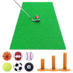  Golf коврик Golf тренировка коврик элемент .. swing Driver железный короткая клюшка тренировочный инструмент салон наружный искусственный газон SBR 50×75cm Golf чай мяч для гольфа G комплект 