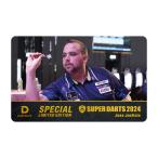 ダーツライブカード SUPER DARTS2024×ダーツライブプレイヤーグッズ ホセ・フスティシア選手