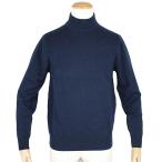 ALPHA（アルファー） カシミアモックネックニット ネイビー 長袖 / ハイネック / カシミヤ１００％ / アルファ