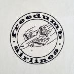 Freedumb Airlines AIRLINES カラー：White(ホワイト) サイズ：L 【フリーダムエアライン】【ダンドレホブル】【Tシャツ】【スケボー】【スケートボード】【SKAT