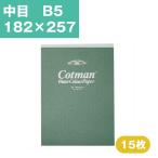 ウインザーアンドニュートン コットマン 水彩紙 スケッチパッド 中目 B5 182×257ｍｍ 15枚
