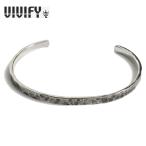 [VIVIFY( vi vi fai)]Back Hallmarks Bangle / Hammered finish / Narrow