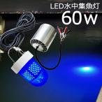 水中集魚灯 青色 ブルー 60w LED集魚灯 水中ライト 12V24v 集魚ライト ledライト シラスウナギ 水中イルミネーション