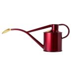 HAWS　金属製じょうろ　1L　ダークレッド