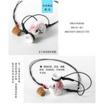 Yahoo! Yahoo!ショッピング(ヤフー ショッピング)桃花　香水瓶風　陶器ネックレス　手作り陶器小物　首飾り　陶磁器飾り