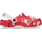【ハローキティ】crocs C/O クロックス キッズ 「ハローキティ」レッド クラシック クロッグ KIDS' HELLO KITTY RED CLASSIC CLOG Multi 210576-90H マルチ