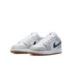 JORDAN BRAND SU25 AIR JORDAN 1 LOW GS ホワイト/ミッドナイトネイビー-ニュートラルグレー 553560-146