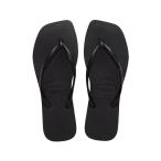 【ビーチサンダル】【スクエアトゥ】havaianas 23SS ハワイアナス スリム スクエア Slim Square Black 4148301-0090 レディースサンダル ブラック