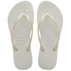 【ビーチサンダル】【スリム】havaianas C/O ハワイアナス スリム Slim White 4000030-0001 レディースサンダル ホワイト