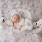0?1か月の赤ちゃんの男の子と女の子のためのボディスーツ,新生児の写真アクセサリー