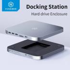 Hagibis USB C Hub with Hard Drive Enclosure Type C Docking Station 2.5 SATA