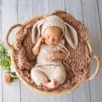 新生児用のウサギの衣装,写真アクセサリー,バニーの衣装,0ヶ月の女の子用のニットウェア,男の子用のジャンプスーツ
