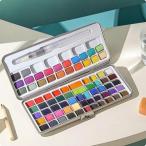  твердый акварель Palette кейс для хранения металл застежка акварель Palette воздухо-непроницаемый защита metal жестяная банка . цвет Area мобильный . компактный поле скетч школа . индустрия путешествие дневник Studio тренировка . применение 