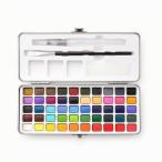  твердый акварель Palette metal кейс застежка усиленный акварель Palette утечка предотвращение внешний защита шарнир крышка . цвет compact легкий проект наружный скетч изобразительное искусство .... регистрация дом тренировка . применение 